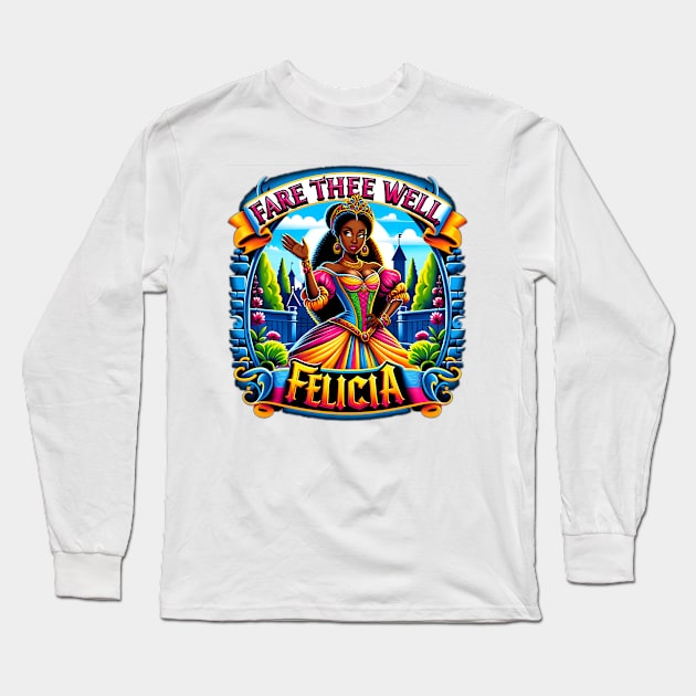 Bougie Bye Felicia! Long Sleeve T-Shirt by Total 8 Yoga